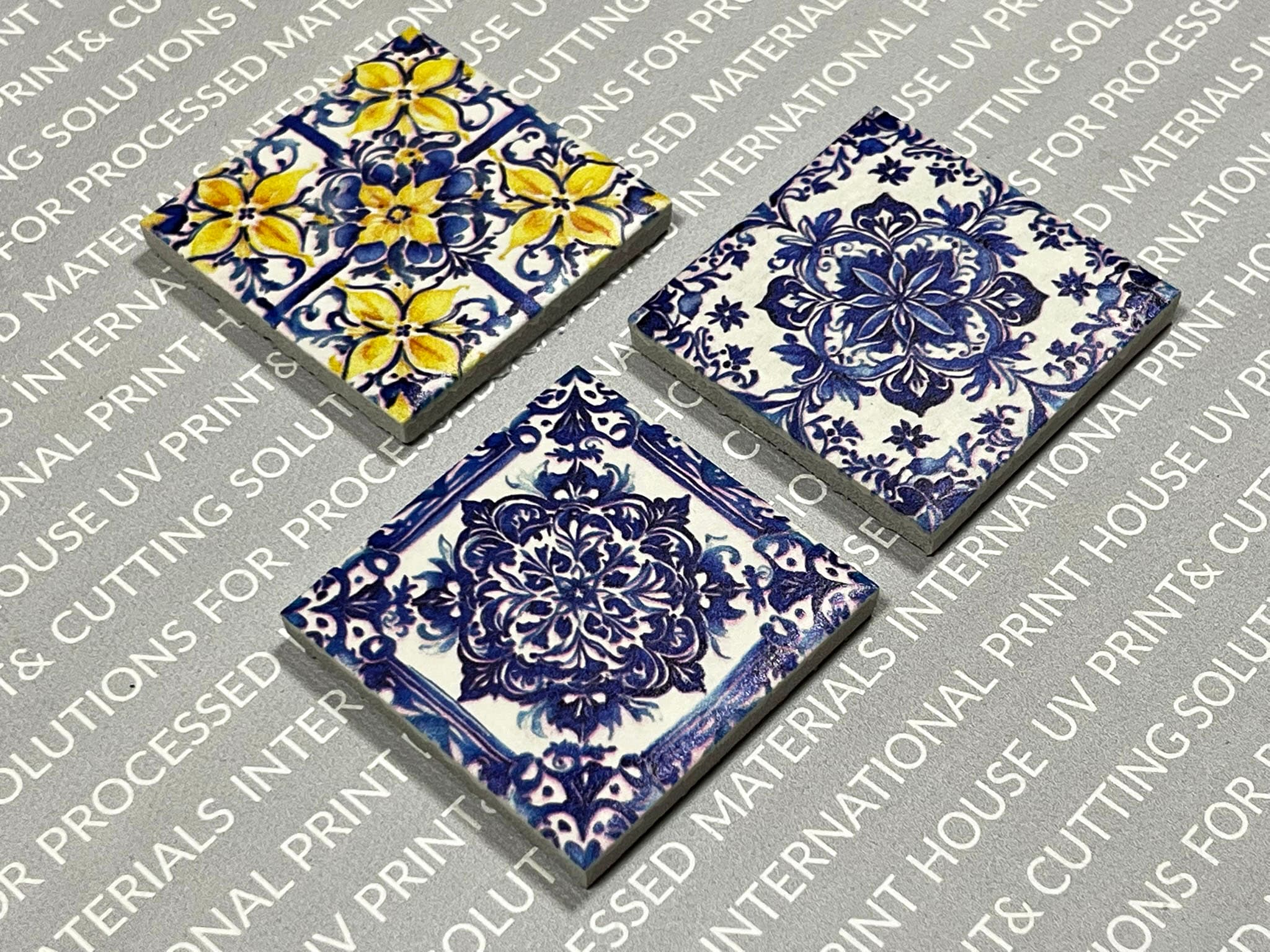 Large-Format Tiles – Hotel Lobby Feature Wall