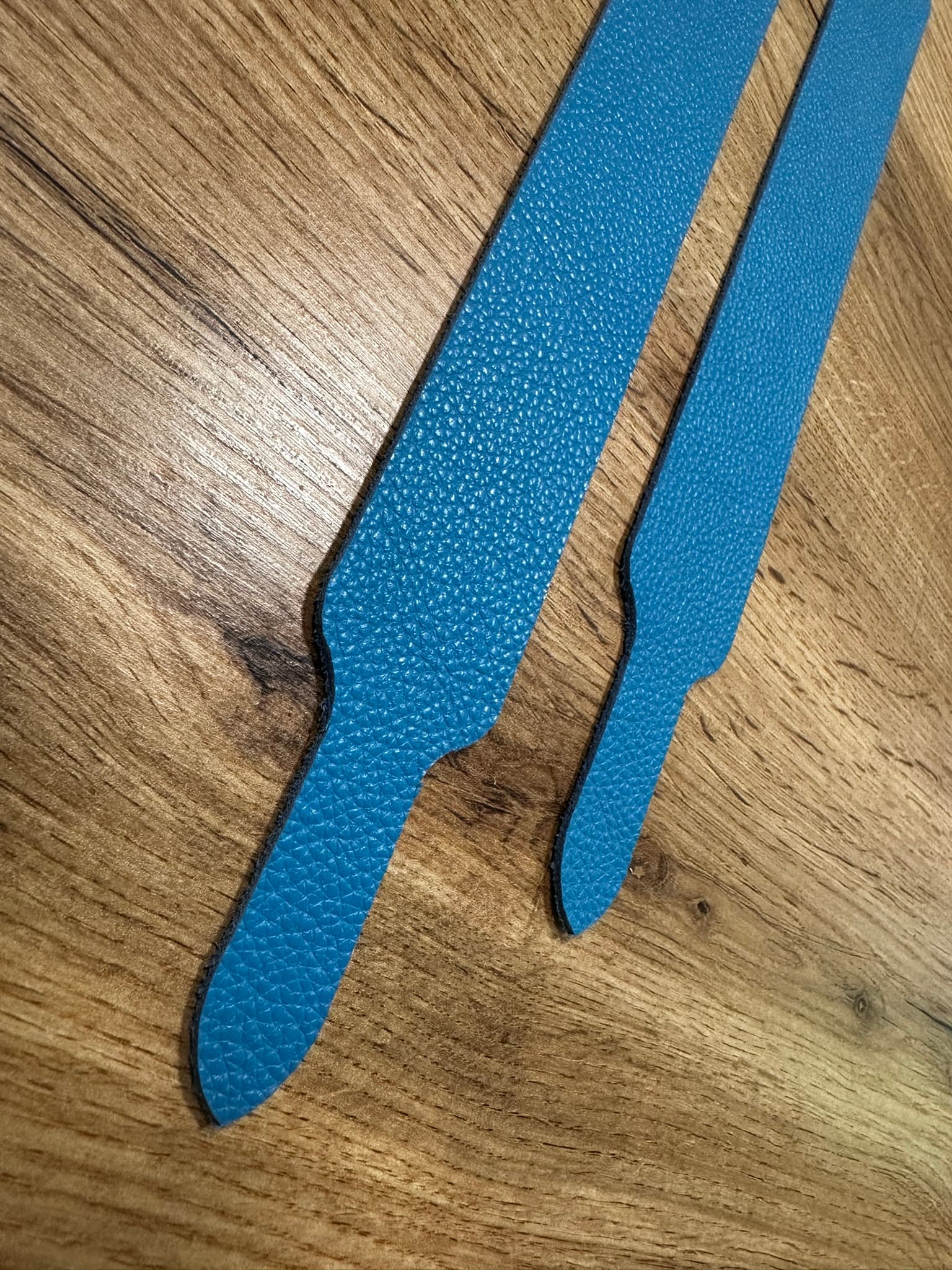 Natural ‘Bovine’ Leather – Bespoke Template Prototype for a Fashion Industry Client – Bag Handle, Photo 1